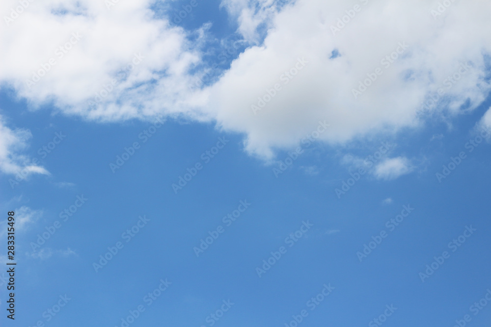 Sky with clouds texture background