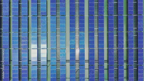Wallpaper Mural solar panels shot by drone Torontodigital.ca