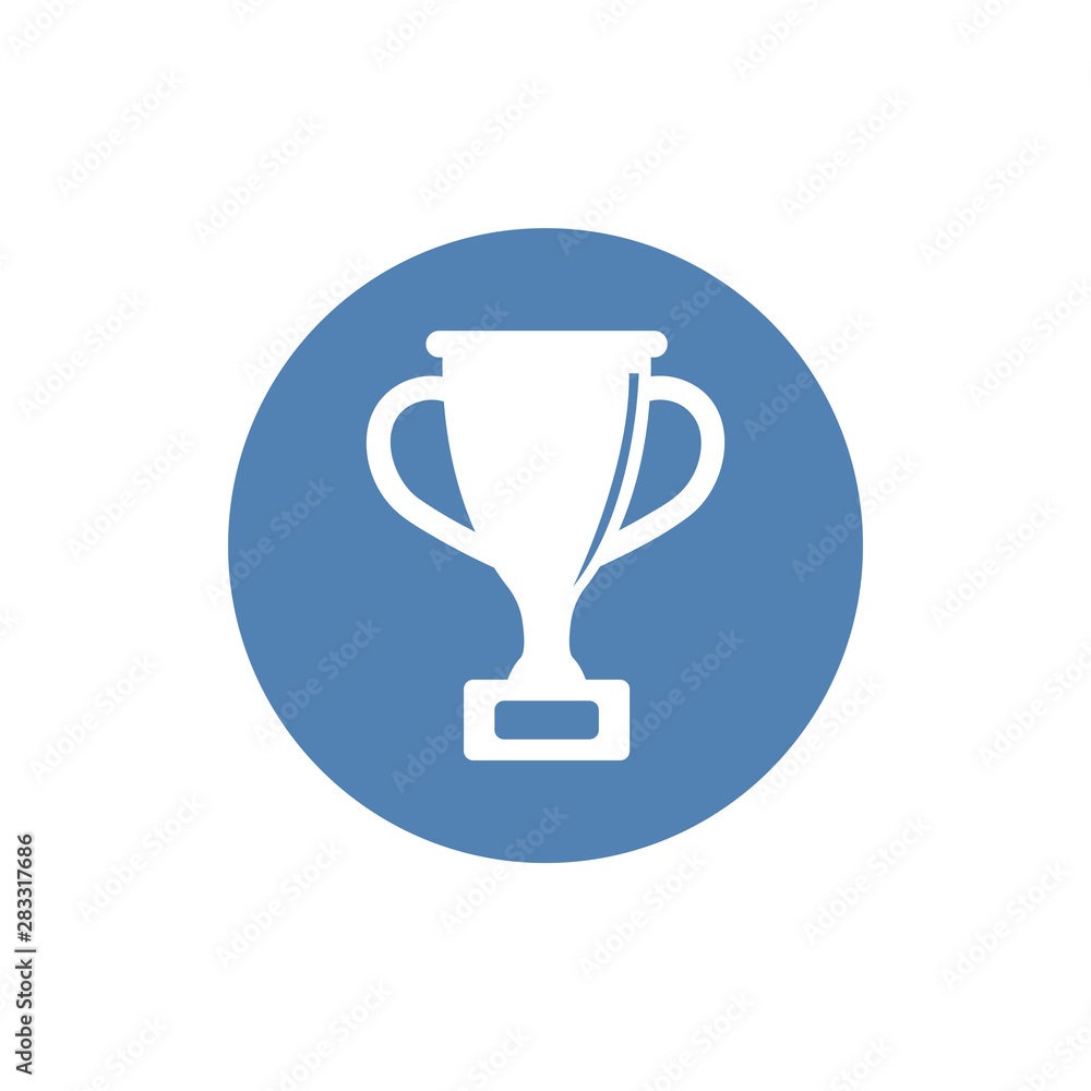 Champion cup icon isolated on white background. Vector illustration. Champion cup icon isolated on white background. Vector illustration.