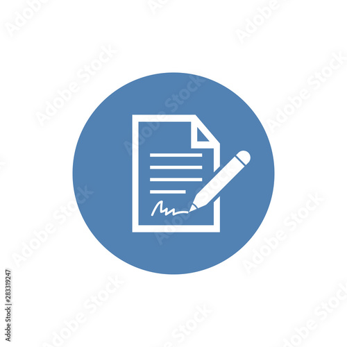 Contract Icon. Professional, pixel perfect icons optimized for both large and small resolutions.