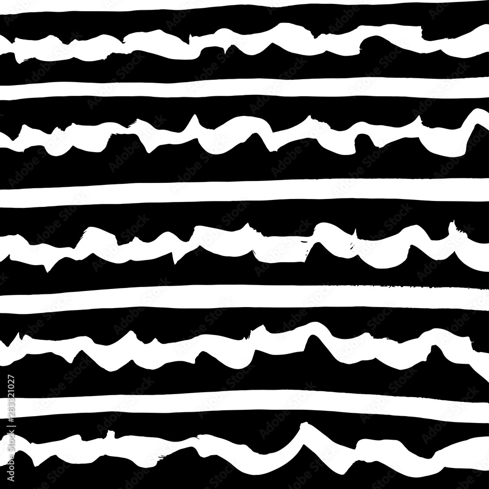 Grunge brush pattern. Texture. White and black vector. Grunge brush pattern. Texture. White and black vector.