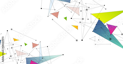 sfondo, connessioni, linee, punti, internet, design
