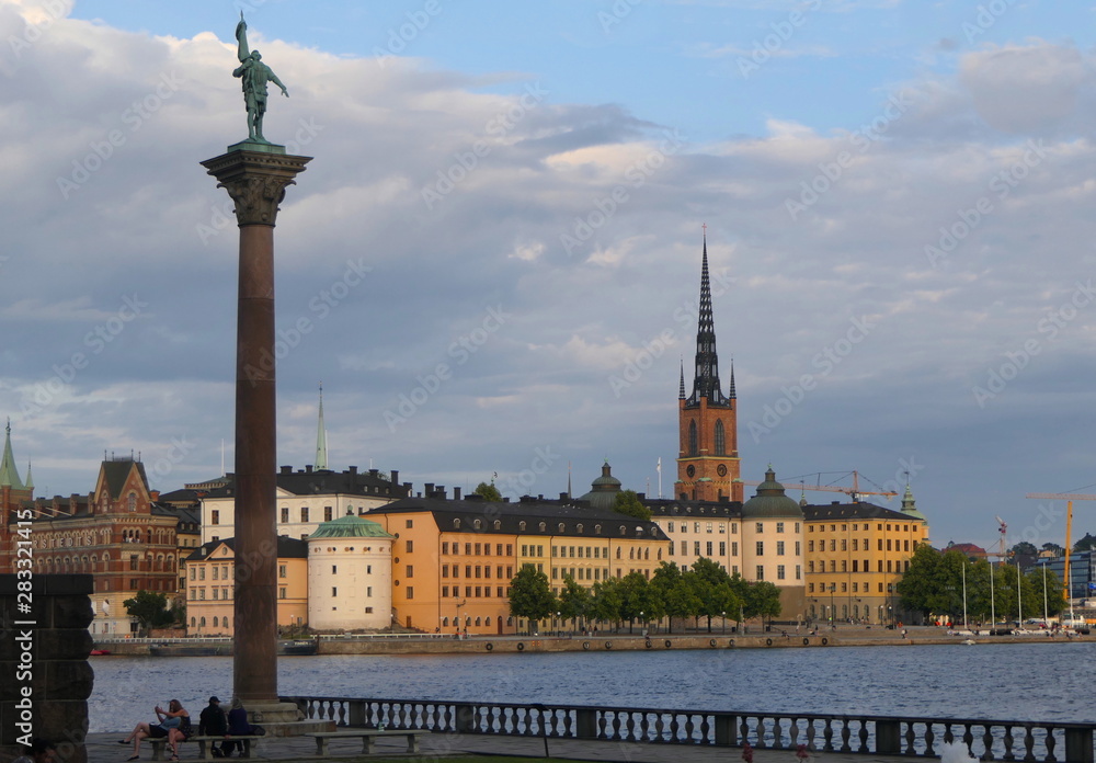 Blick auf Stockholm vom Stadshus