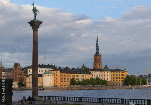 Blick auf Stockholm vom Stadshus