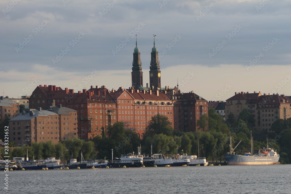Stockholm Blick auf Södermalm