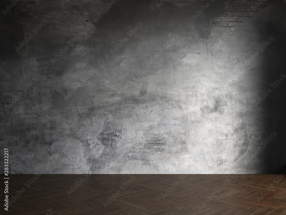 3d render of grey concrete interior 3d render of grey concrete interior