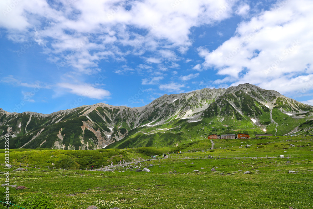 Fototapeta premium 【富山県 日本の観光名所】室堂(立山室堂)
