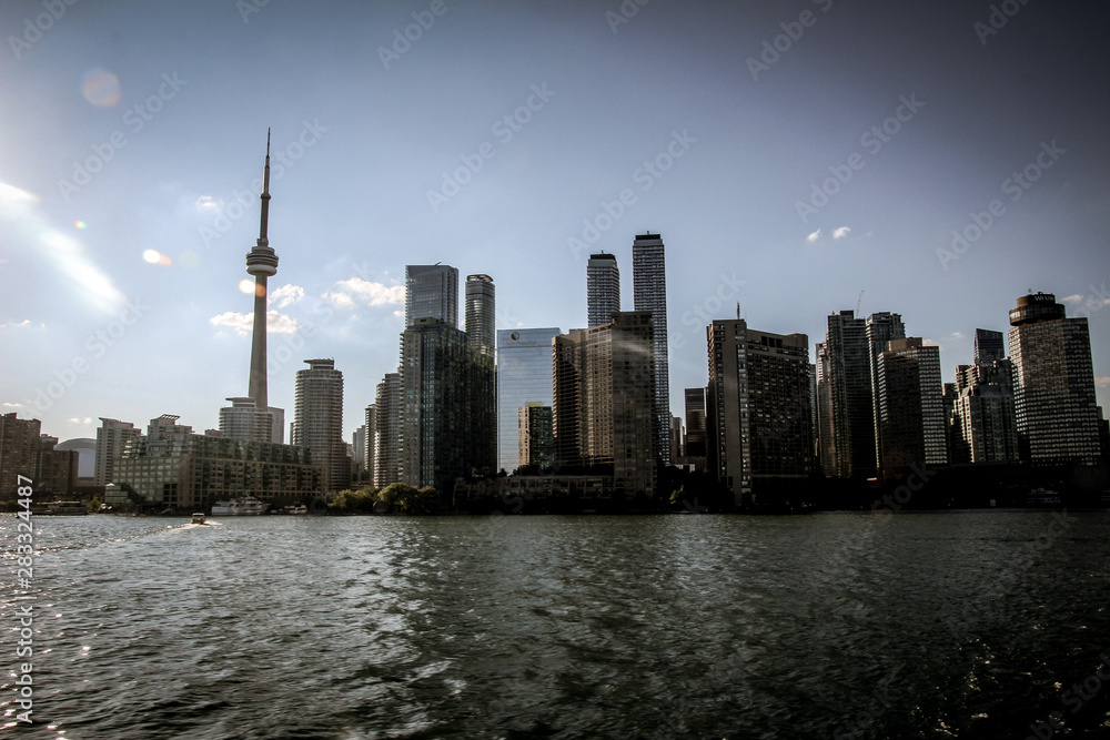 Obraz premium A visit to the Toronto Islands, Lake Ontario, Canada