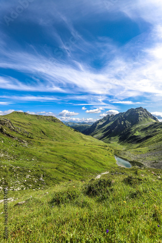 Fototapeta Naklejka Na Ścianę i Meble -  Hiking In The Carnic Alps of Austria Carinthia