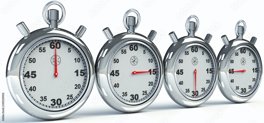 Naklejka premium Zeit Zeiten Business