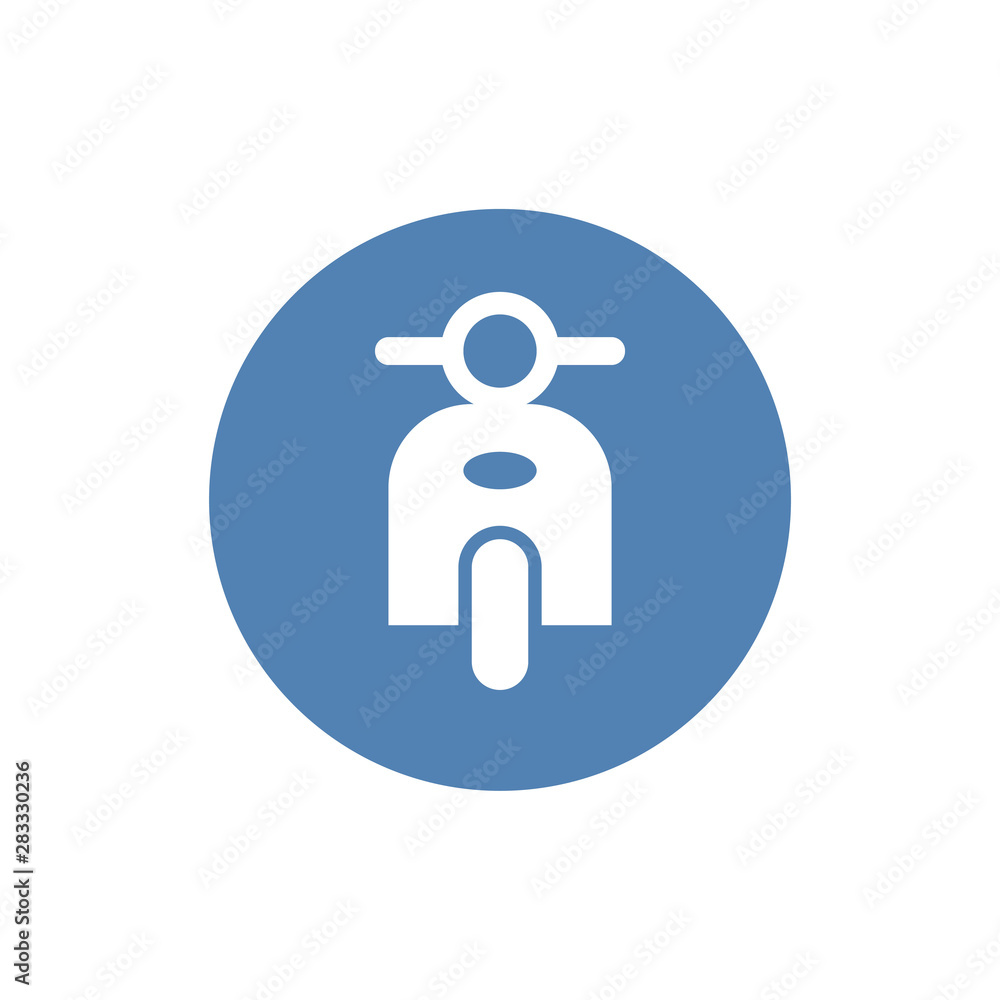 Scooter Icon. Flat vector illustration on white background. EPS 10 Scooter Icon. Flat vector illustration on white background. EPS 10