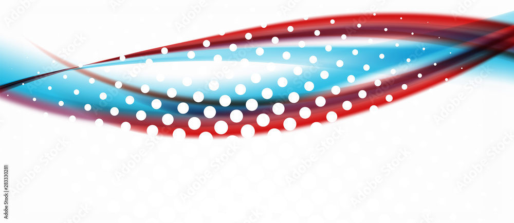 Trendy abstract wave blur pattern, multicolored lines on white background for wallpaper design. Colorful background vector. Creative vector element. Trendy abstract wave blur pattern, multicolored lines on white background for wallpaper design. Colorful background vector. Creative vector element.
