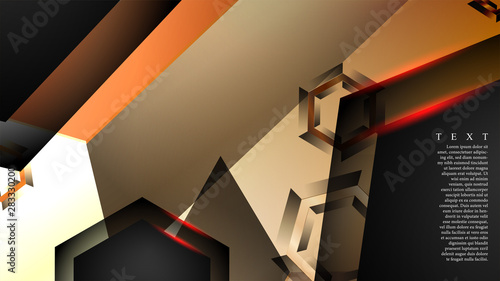 abstract vector background with gradient hexagon shapes. the background is suitable for anything. eps 10