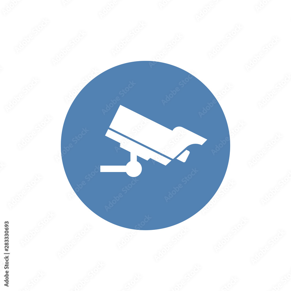 Security camera cctv icon. Trendy Flat style for graphic design, logo, Web site, social media, UI, mobile app, EPS10 Security camera cctv icon. Trendy Flat style for graphic design, logo, Web site, social media, UI, mobile app, EPS10