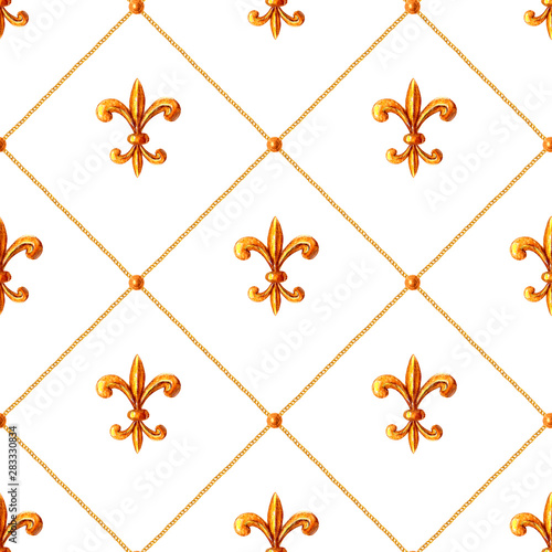 Baroque golden elements orn...