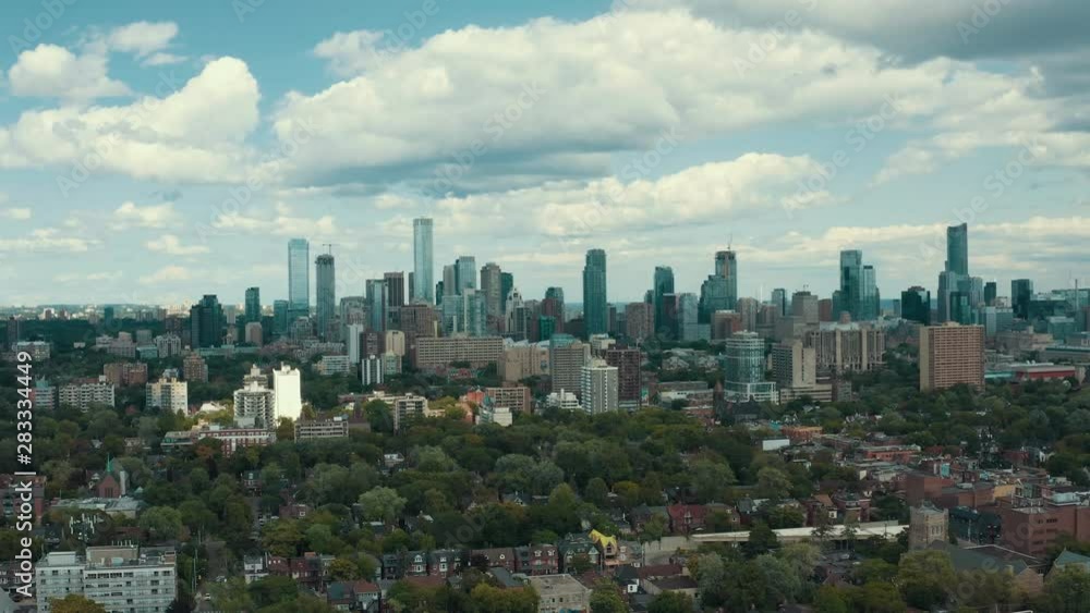 Aerial establishing shot of residential areas in a large metropolitan city. Cinematic 4K footage. Aerial establishing shot of residential areas in a large metropolitan city. Cinematic 4K footage.