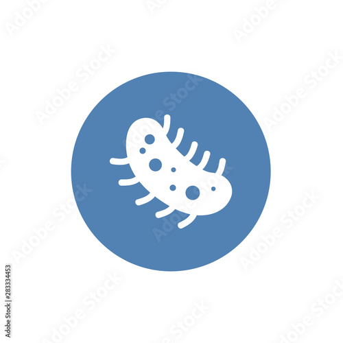 microbe, bacterium icon isolated on white background EPS 10