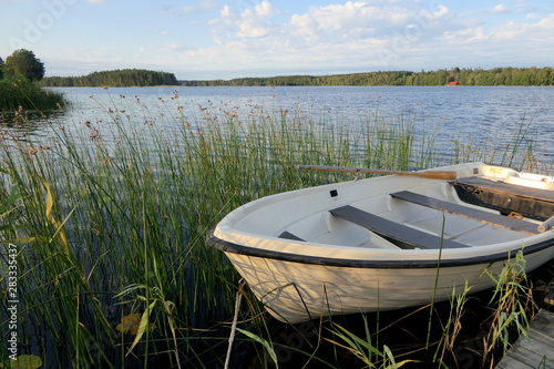 Ruderboot an einem See