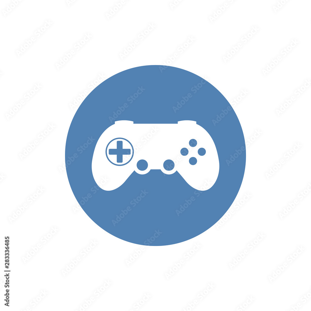 Gamepad Icon in trendy flat style isolated on white background. Game symbol for your web design, UI. Vector illustration, EPS10. Gamepad Icon in trendy flat style isolated on white background. Game symbol for your web design, UI. Vector illustration, EPS10.