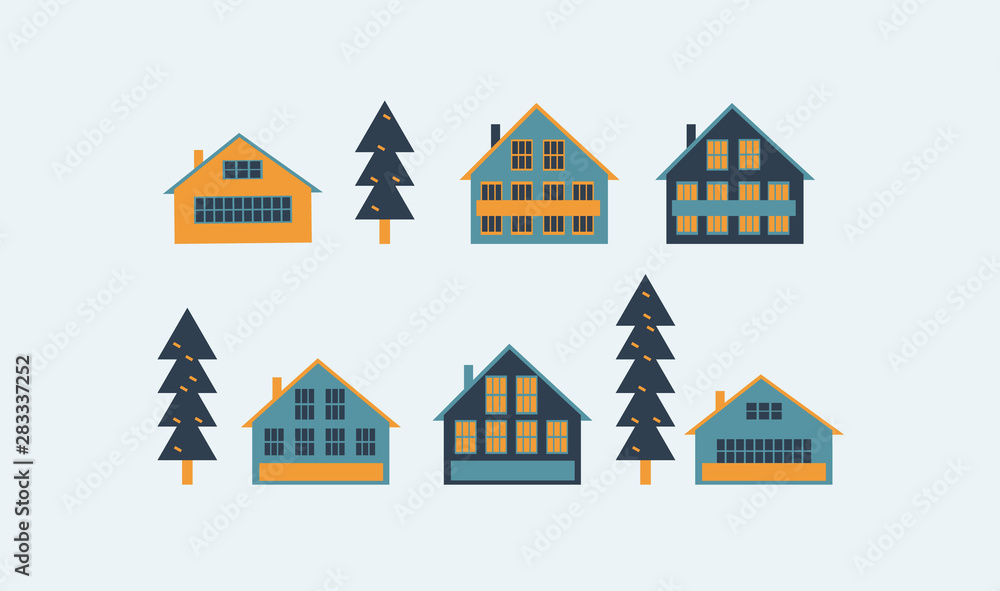 a winter village a winter village