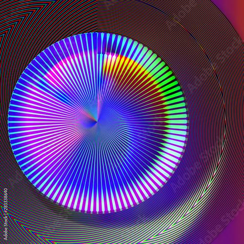 Glowing abstract multicolored background.