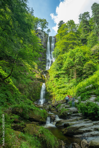 Photography Pistyll Rhaeadr the Tallest Waterfall in Wales
