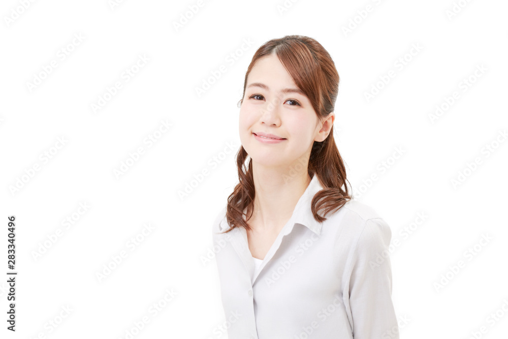 女性 白バック 女性 白バック
