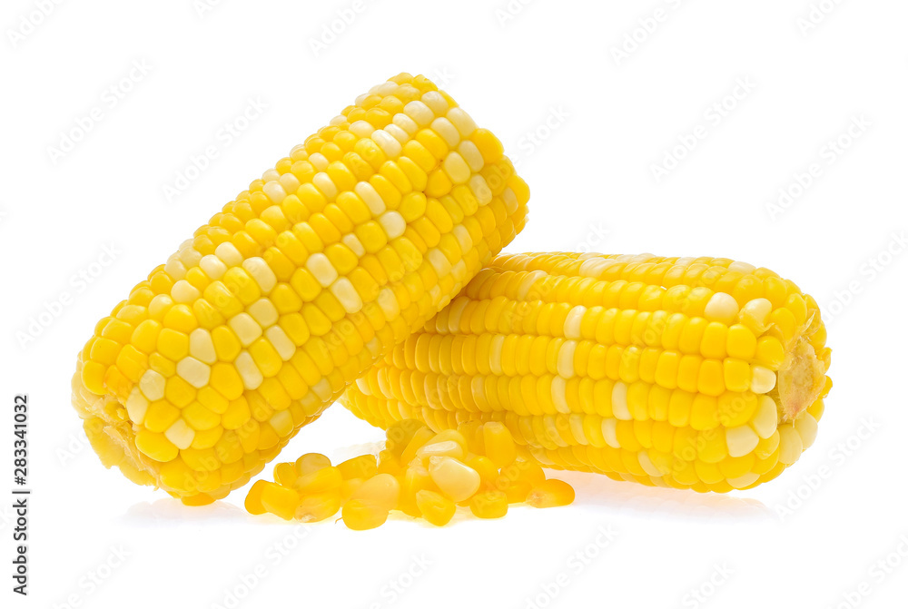 Sweet corn isolated on white background. Sweet corn isolated on white background.