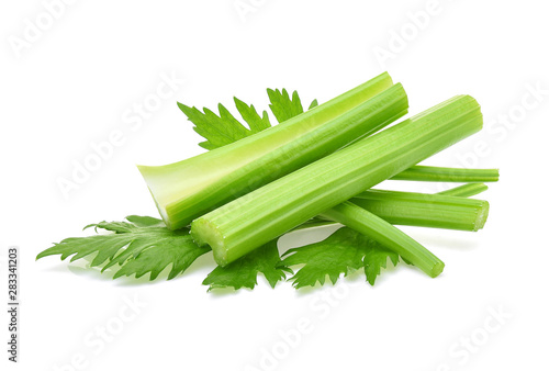 Fresh Celery isolated on white background