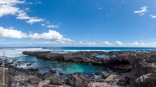 Fototapeta Naklejka Na Ścianę i Meble -  Beautiful natural pool on Reunion island coastline