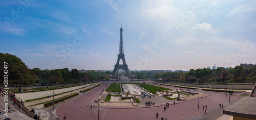 Eiffel tower view from Trocadero