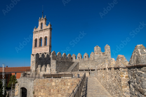 Medieval city walls of Avila, Spain