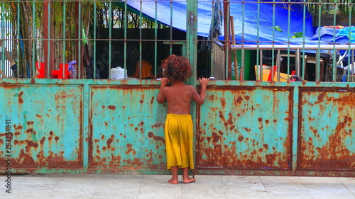 The Homeless Street Children of Cambodia photo