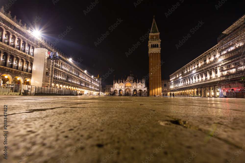 The Patriarchal Cathedral Basilica of Saint Mark in Venice, Italy