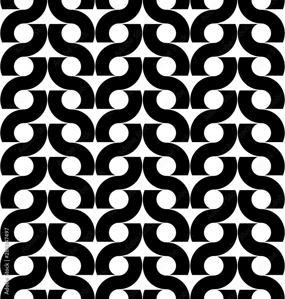 seamless op art monochrome vector wave pattern. seamless op art monochrome vector wave pattern.