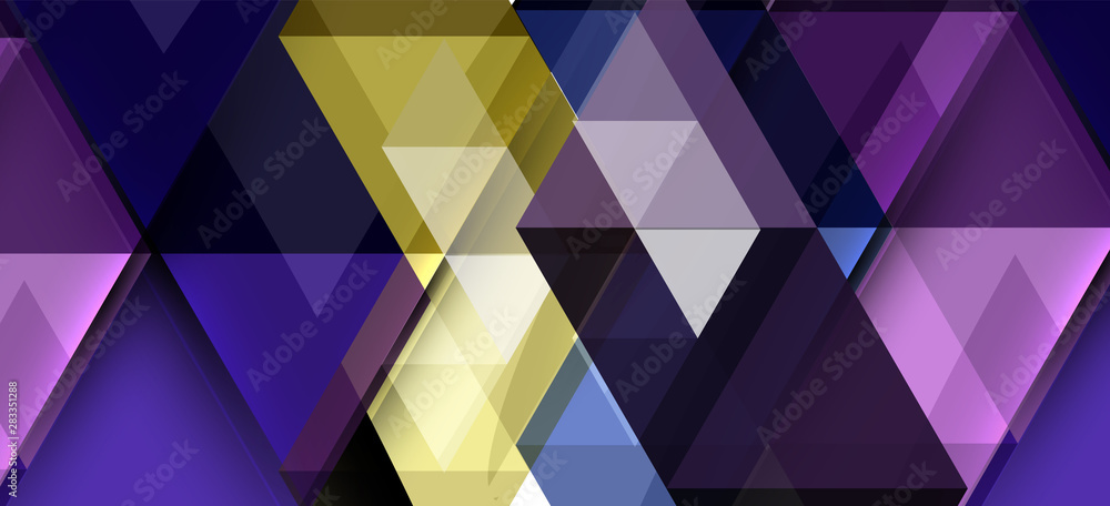 Fototapeta premium Modern mosaic triangle template background, great design for any purposes. Abstract geometric graphic design triangle pattern. Geometric line pattern.