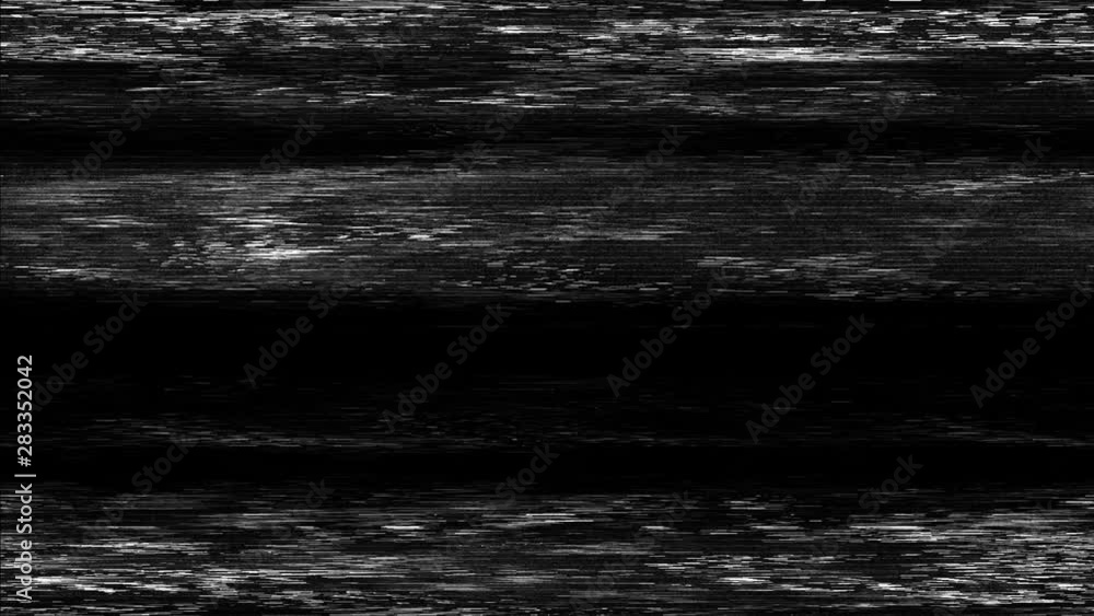 Interferencias o ausencia de señal analógica en la reproducción de la cinta de video con rayas horizontales en movimiento vertical 