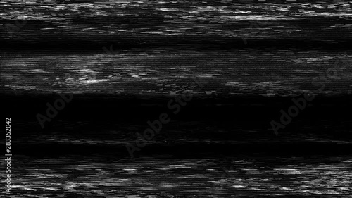 Interferencias o ausencia de señal analógica en la reproducción de la cinta de video con rayas horizontales en movimiento vertical 