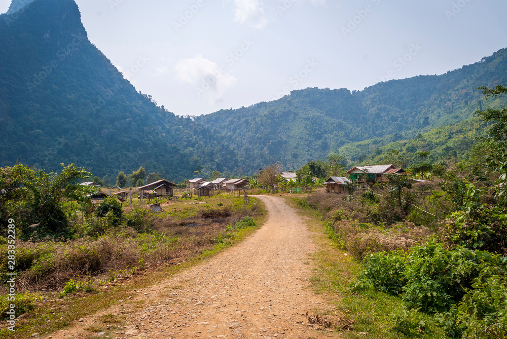 Village in Laos Village in Laos