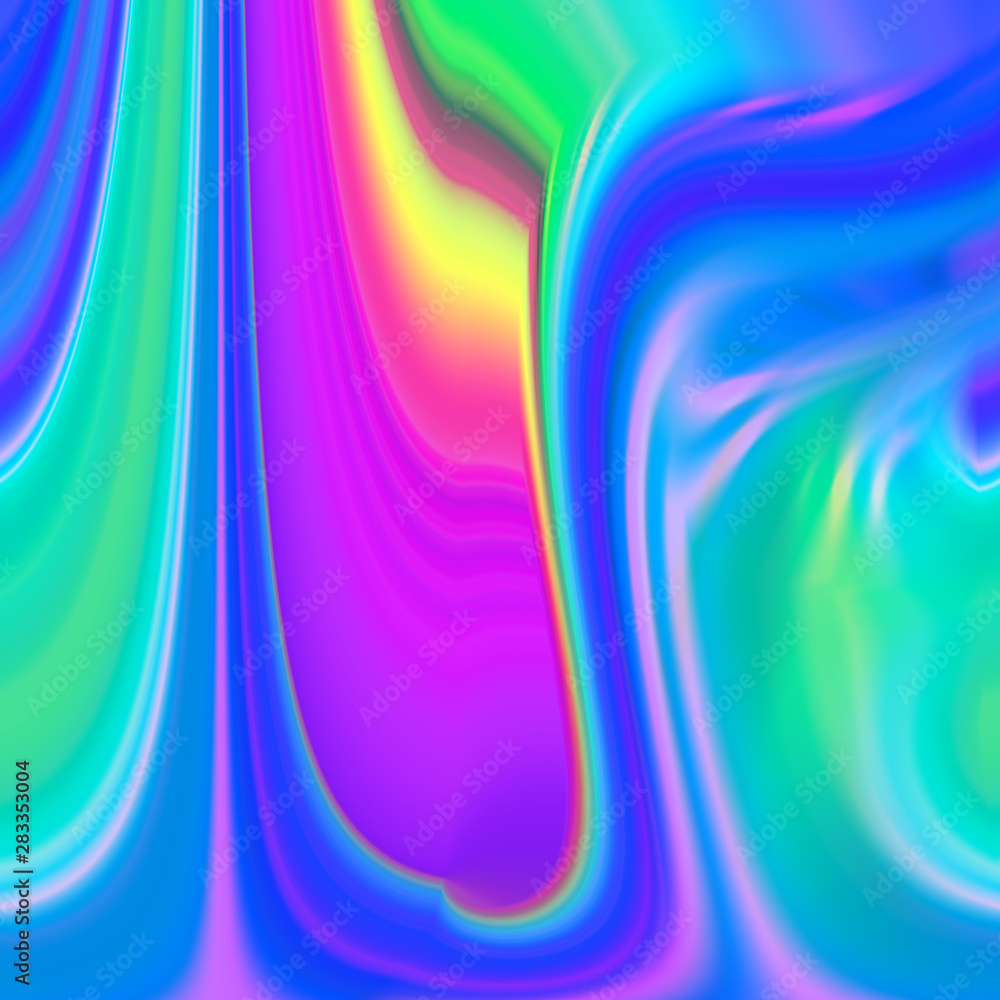 Naklejka premium Glowing fluid mixture.