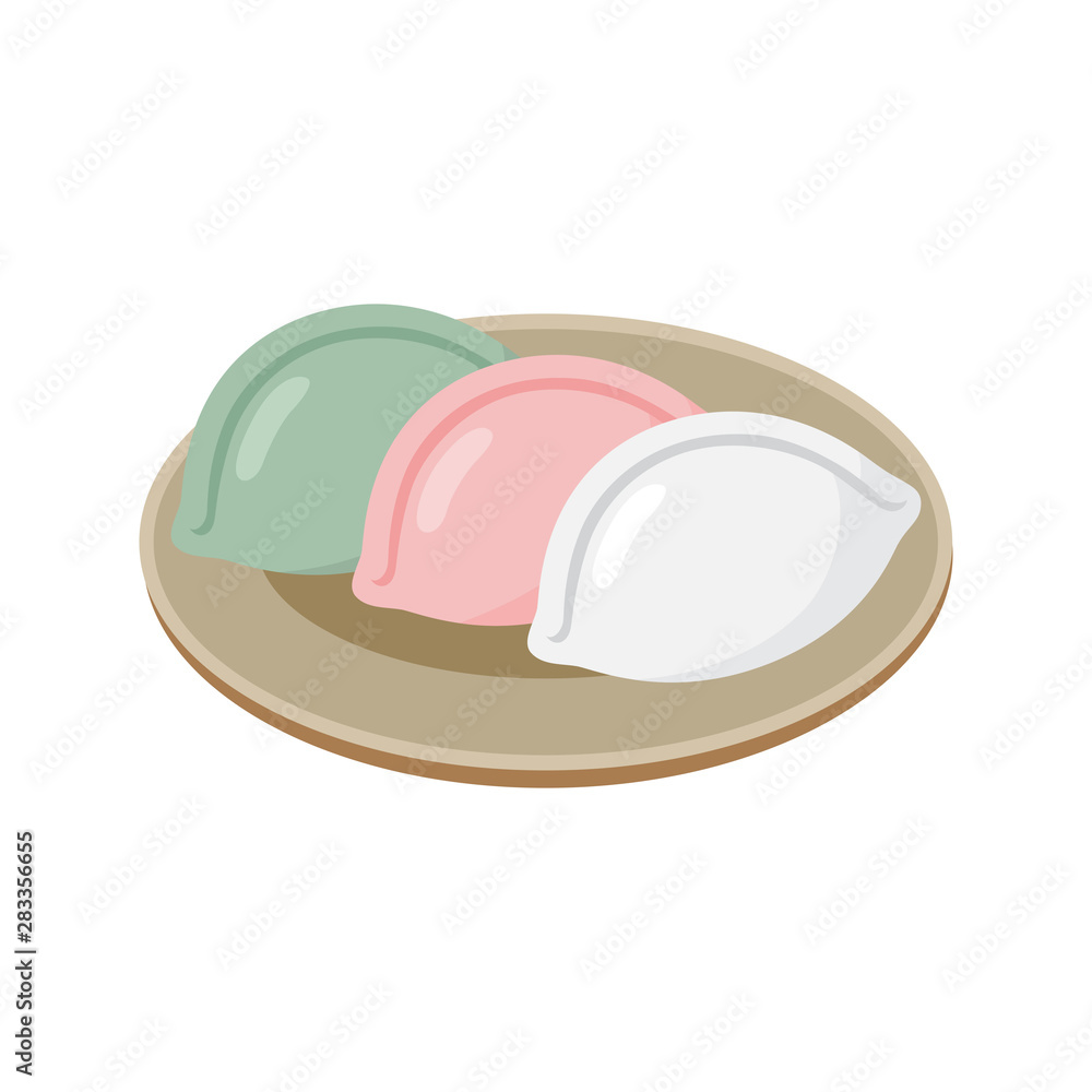 Fototapeta premium Korean traditional food(Songpyeon).Korean traditional rice cake