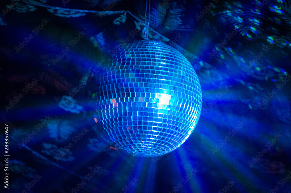 Obraz premium round ballad blue light