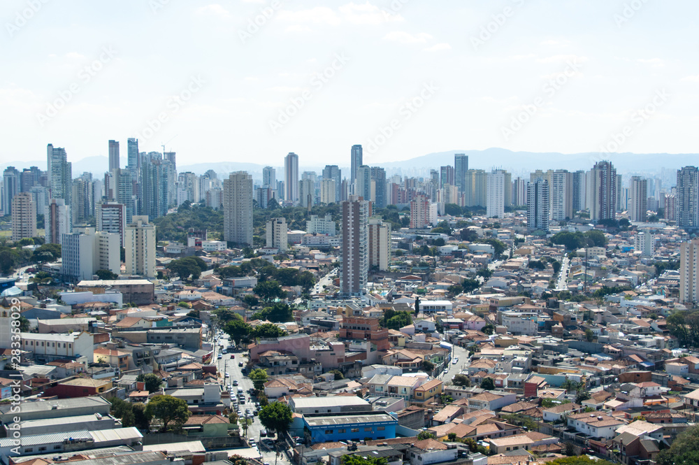 Fototapeta premium hundreds of one megapoli constructions