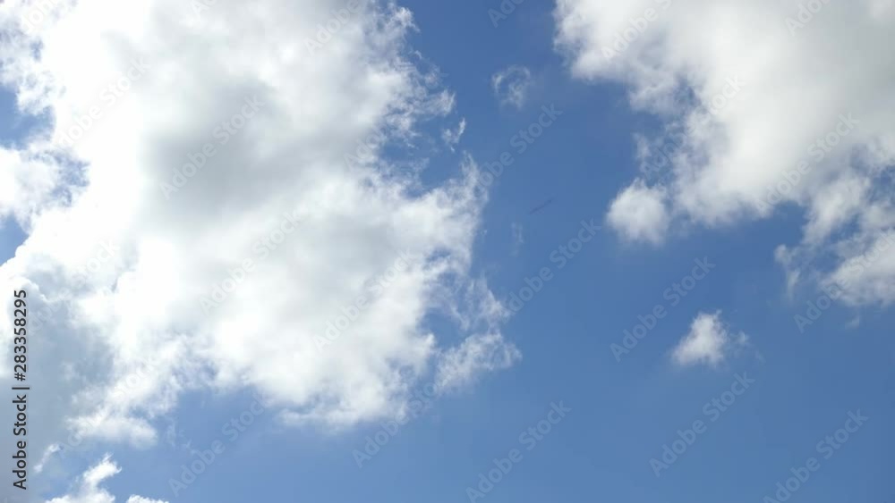 Time lapse Clouds are Moving in the blue sky. 4k time lapse beautiful blue sky with clouds background. Time lapse Clouds are Moving in the blue sky. 4k time lapse beautiful blue sky with clouds background.