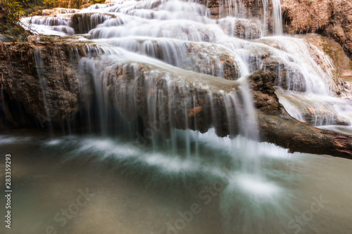 Beautiful Erawan Waterfall  Erawan National Park 