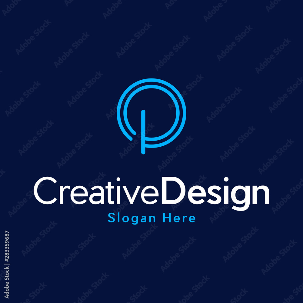 simple letter OP logo, Letter OP Simple logo Initial. Initial OP simple monogram logo design. Flat and minimalist brand identity
