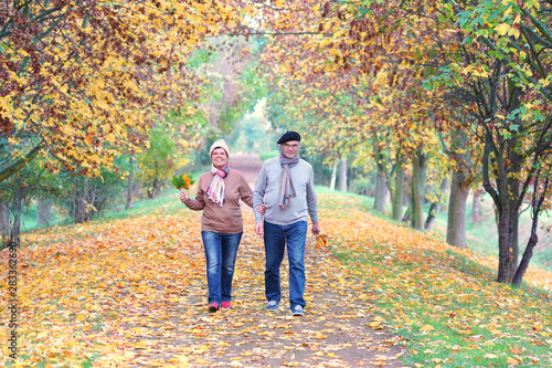 Rentnerpaar im Herbst © Jenny Sturm