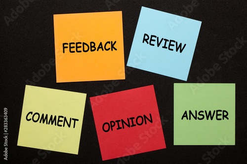 Feedback Review Comment Opinion Answer