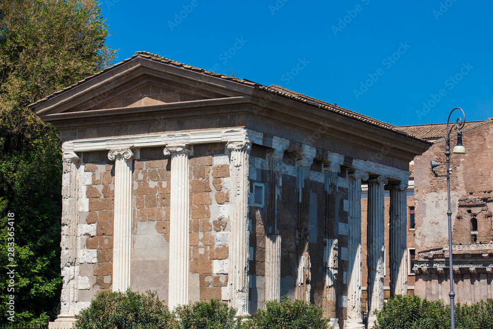 Temple of Portunus or Temple of Fortuna Virilis in Rome