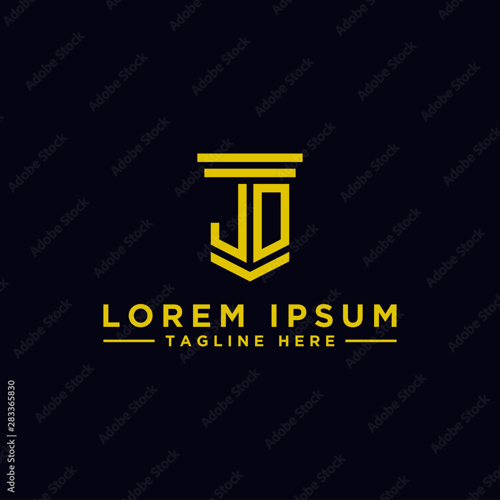 Inspiring company logo designs from the initial letters JD logo icon. -Vectors Inspiring company logo designs from the initial letters JD logo icon. -Vectors